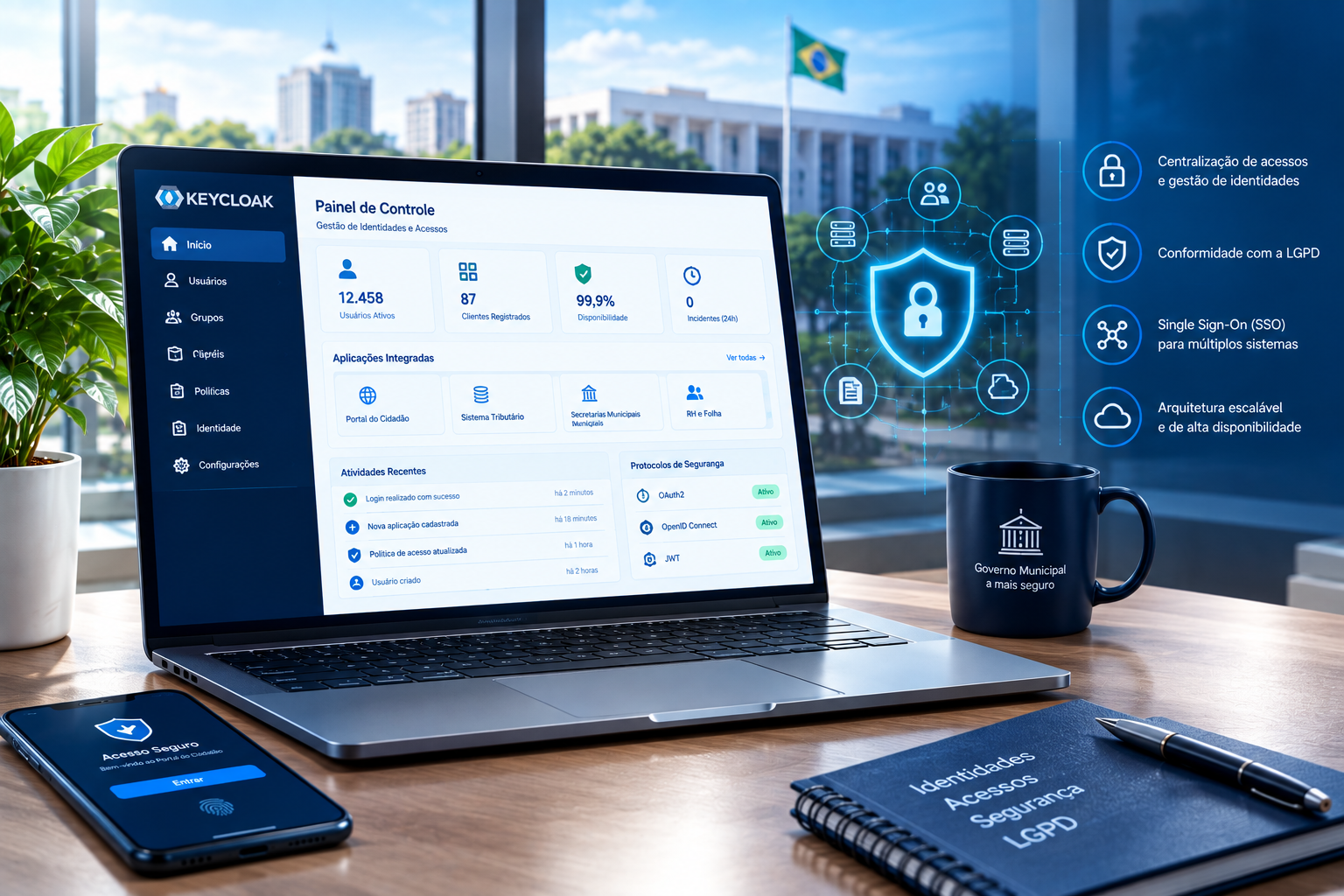 Modernização de Segurança da Informação e Gestão de Identidades (IAM) em Ecossistema Público Municipal